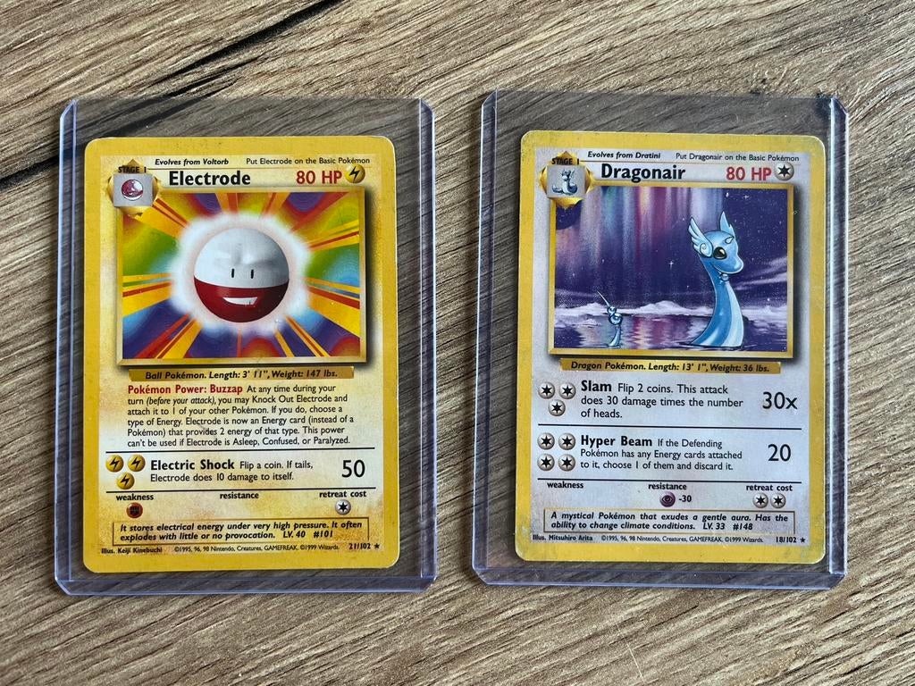 Electrode & Dragonair - Base set, Ophalen of Verzenden, Zo goed als nieuw