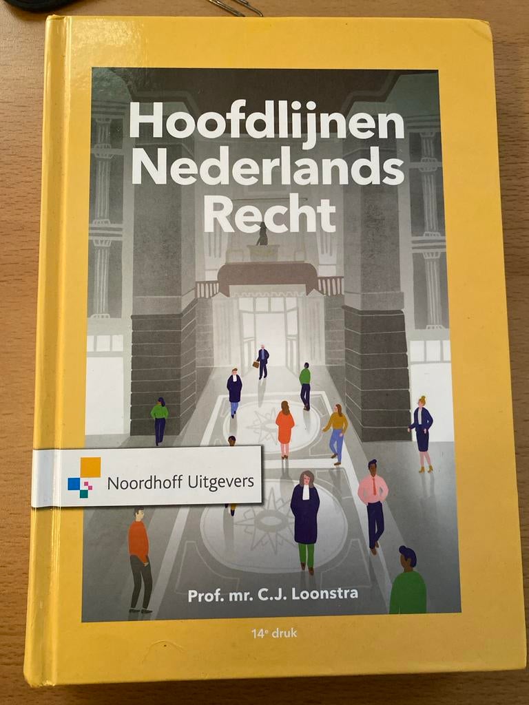 Hoofdlijnen Nederlands Recht 14e druk, Ophalen of Verzenden, Gamma, Gelezen, HBO