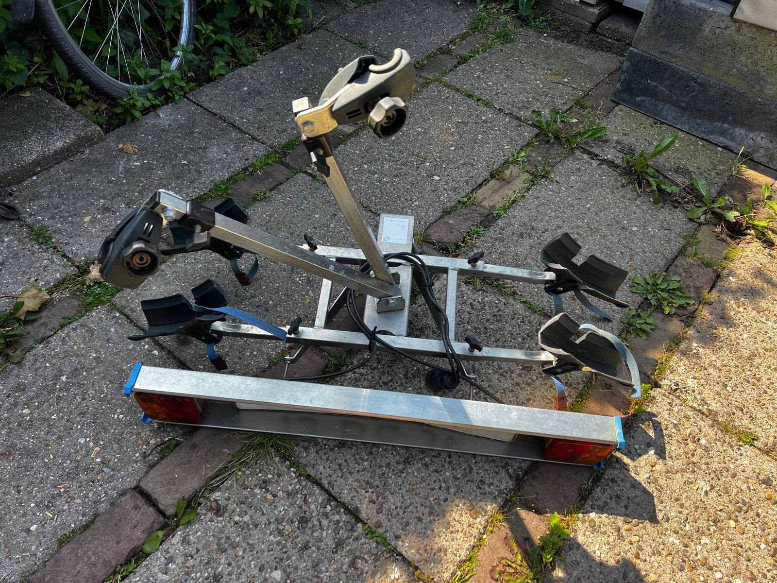 Trekhaak fietsendrager voor 2 fietsen Twinny Load, Auto diversen, Fietsendragers, Ophalen, 2 fietsen, Gebruikt, Trekhaakdrager