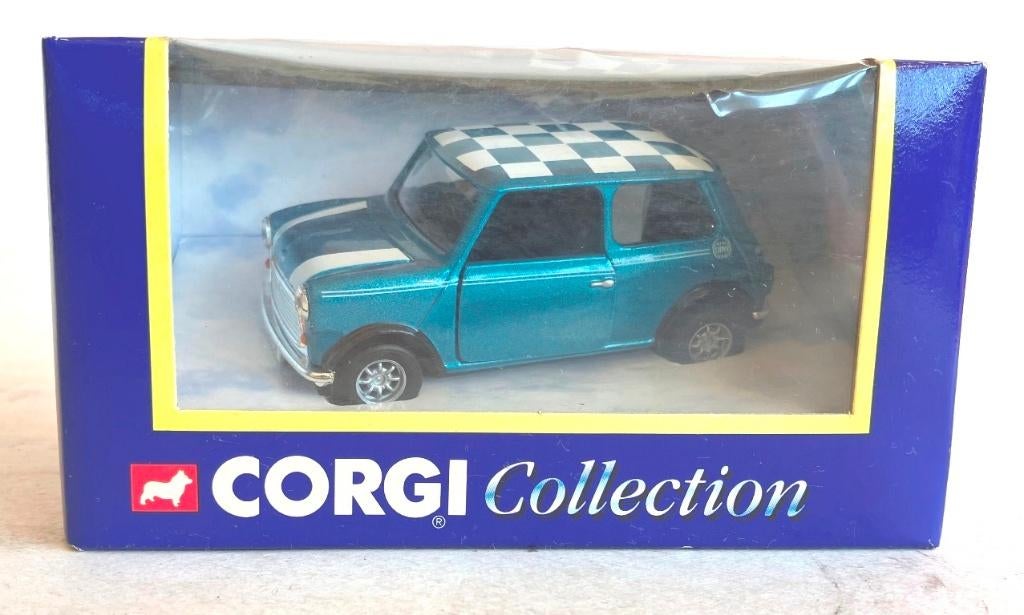 Mini Kingfisher blue CORGI collection # 04416., Ophalen of Verzenden, Zo goed als nieuw, Auto