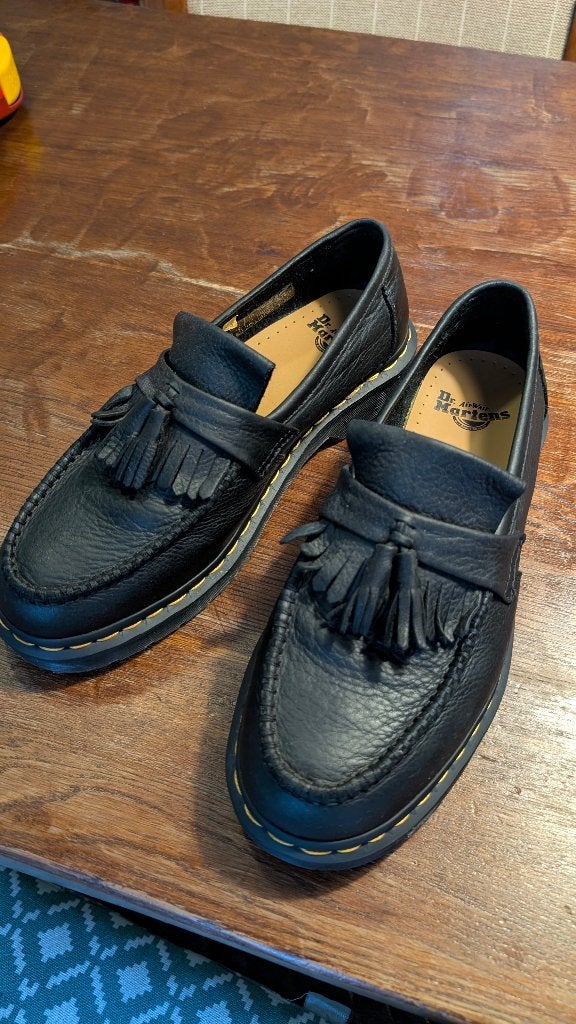 Dr. Martens Adrian Loafers (maat 43), Kleding | Heren, Schoenen, Loafers, Zwart, Ophalen of Verzenden, Zo goed als nieuw