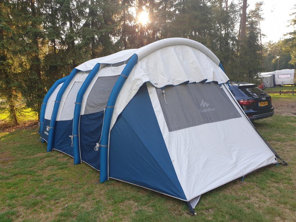 Air seconds family 6.3XL fresh & black quechua, Caravans en Kamperen, Tenten, Ophalen, Zo goed als nieuw, Tot en met 4