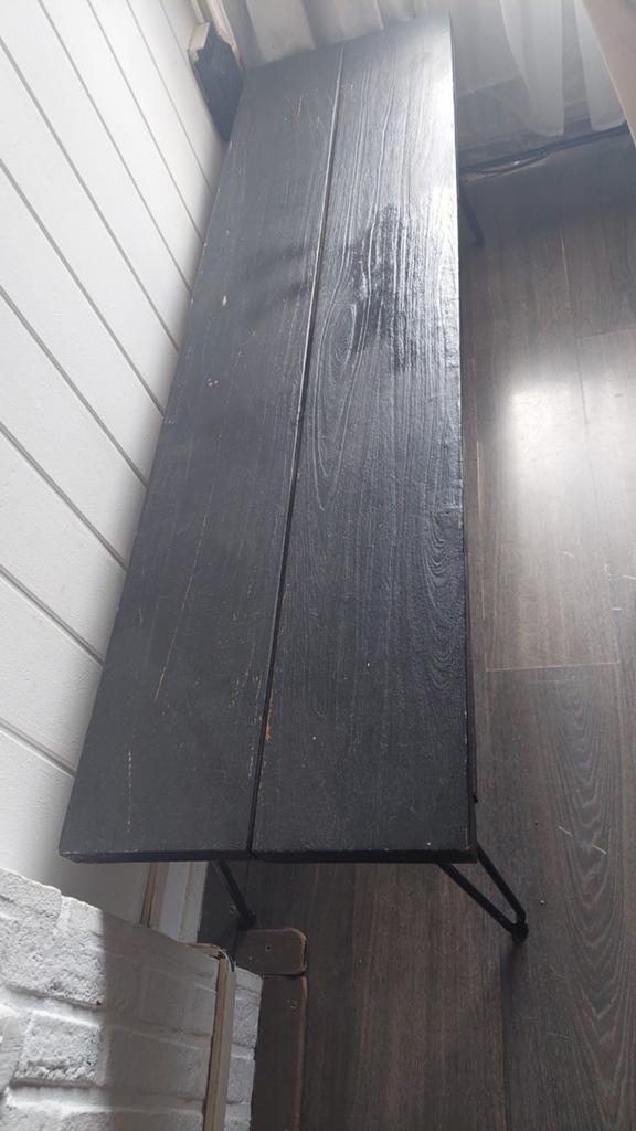 Leuk bankje   150 lang 40 breed, Ophalen of Verzenden, Rechthoekig, Hout