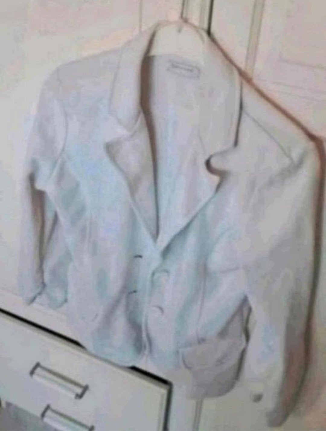 Blazer wit van jogging materiaal
maat L, Maat 38/40 (M), Sutherland, Wit, Ophalen of Verzenden