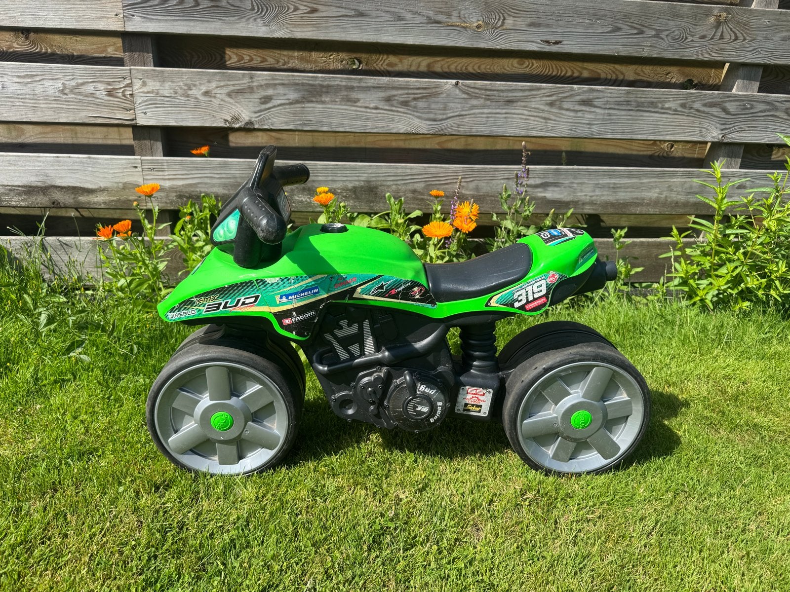 Falk Kawasaki Bud Racing loopmotor, Ophalen, Gebruikt, Loopvoertuig