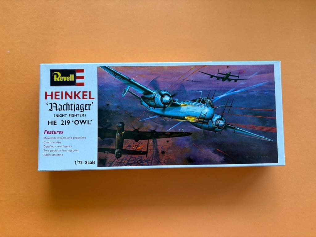 Revell	h-112	Heinkel He 219 Nachtjäger	1/72, 1:72 tot 1:144, Verzenden, Revell, Zo goed als nieuw