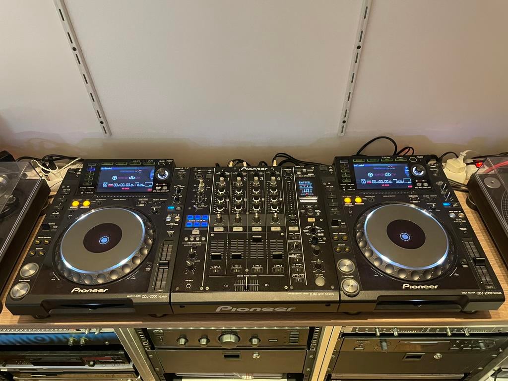 Pioneer DJ set 1x DJM900 Nexus 2x CDJ2000 Nexus (topstaat), Ophalen of Verzenden, Zo goed als nieuw, Pioneer