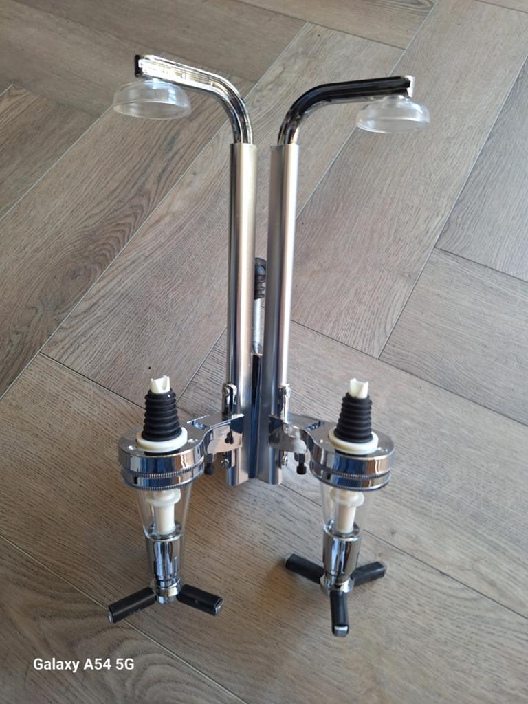 Bar Butler voor 2 flessen - Nieuw in doos!, Ophalen of Verzenden, Nieuw, Zilver, Metaal