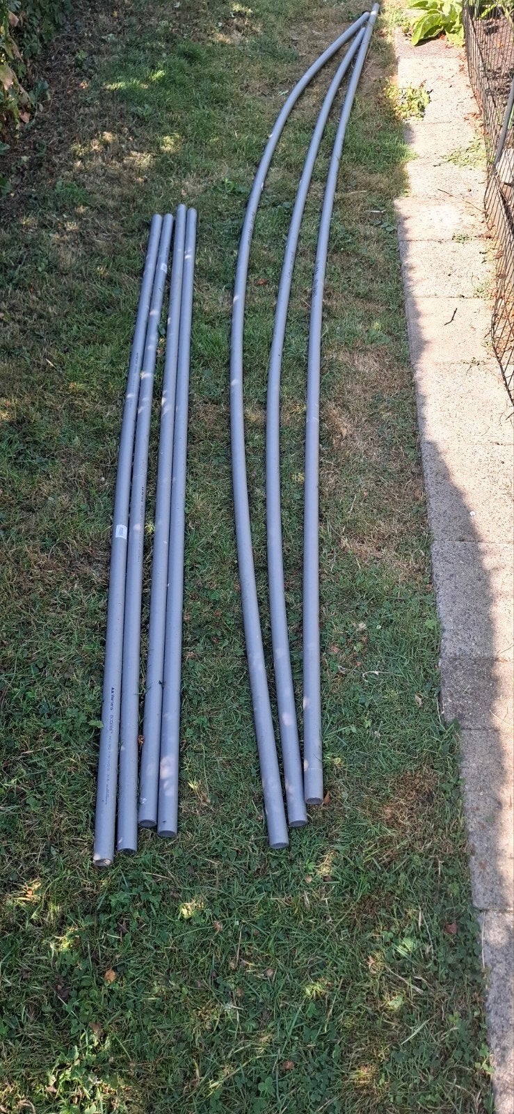 Grijze PVC buizen 32 mm 4 en 2 meter, Doe-het-zelf en Verbouw, Buizen en Afvoer, Ophalen, Afvoer, Gebruikt, Pvc