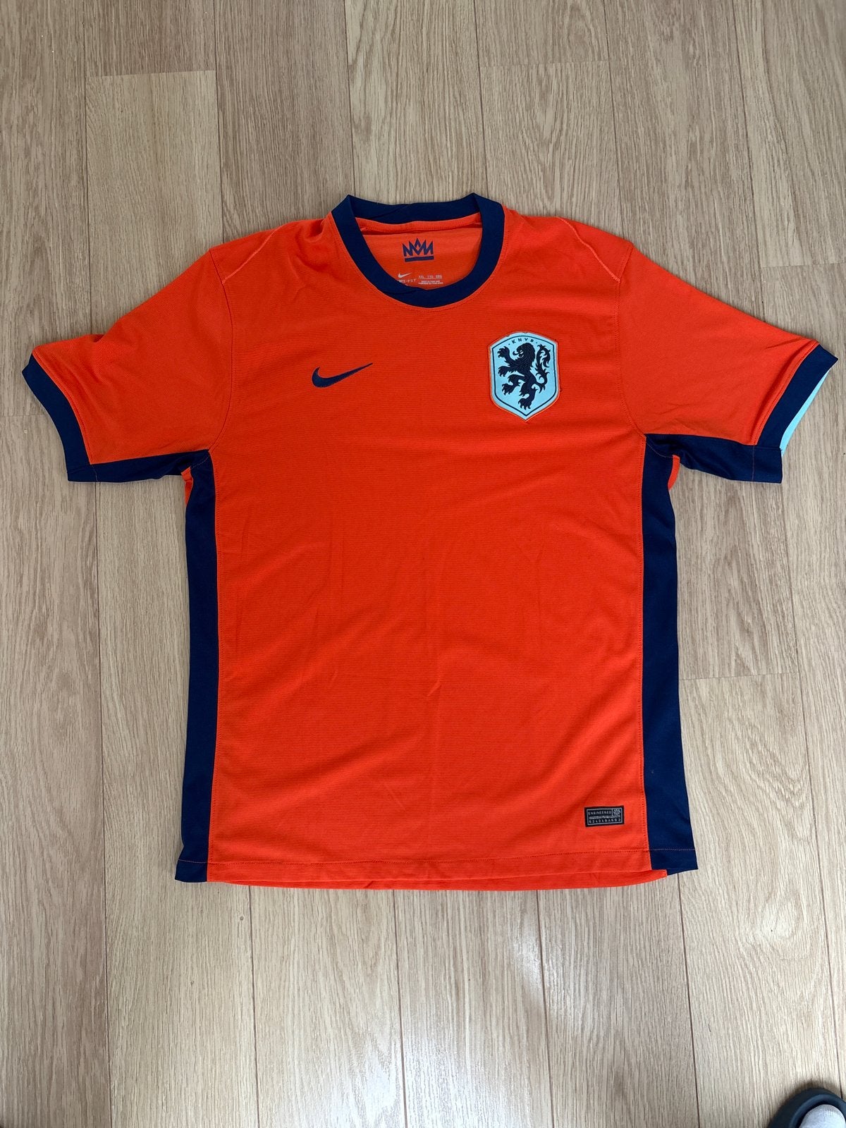 Oranje Nike Voetbalshirt met KNVB logo maat XL, Maat XL, Ophalen of Verzenden, Zo goed als nieuw, Shirt
