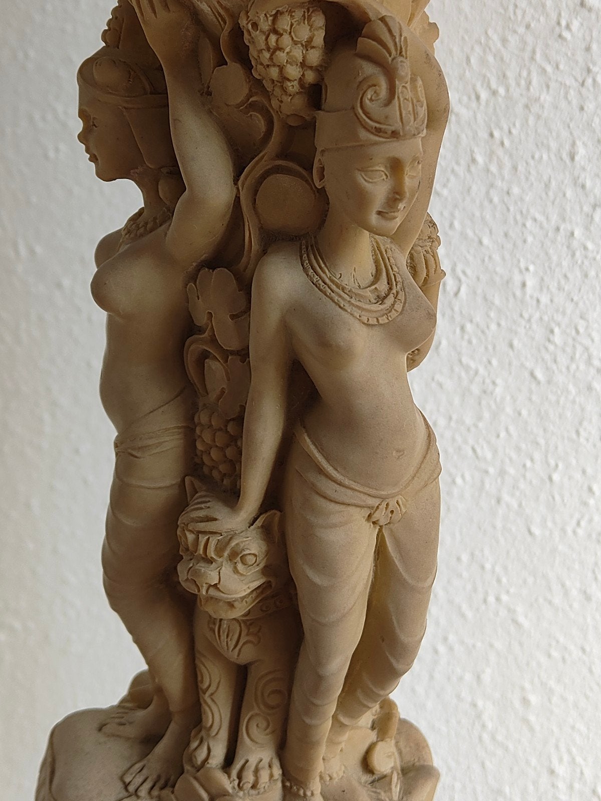 Prachtige Indische Zuil/Grote Kandelaar/Pilaar met Olifanten, Ophalen
