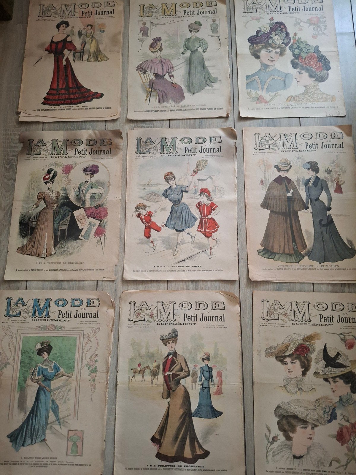 La Mode du Petit Journal - Oude Franse Modebladen (1904), Ophalen of Verzenden, Gelezen, Damesbladen