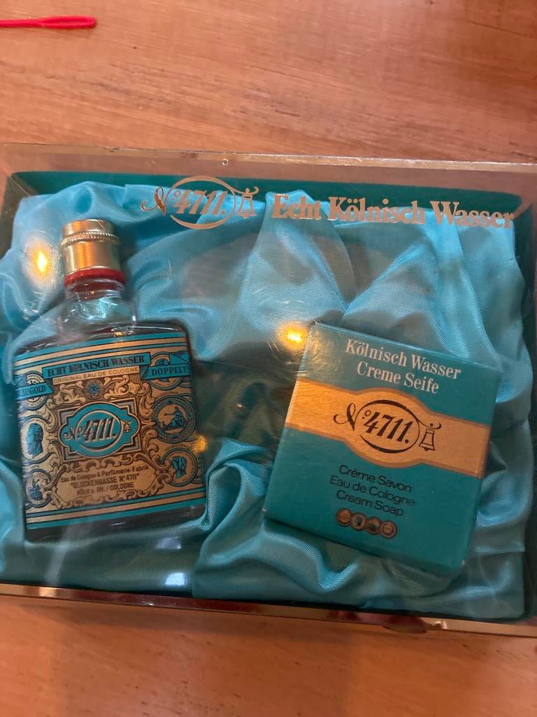 4711 Echt Kölnisch Wasser Geschenkset met Zeep, Ophalen of Verzenden, Zo goed als nieuw