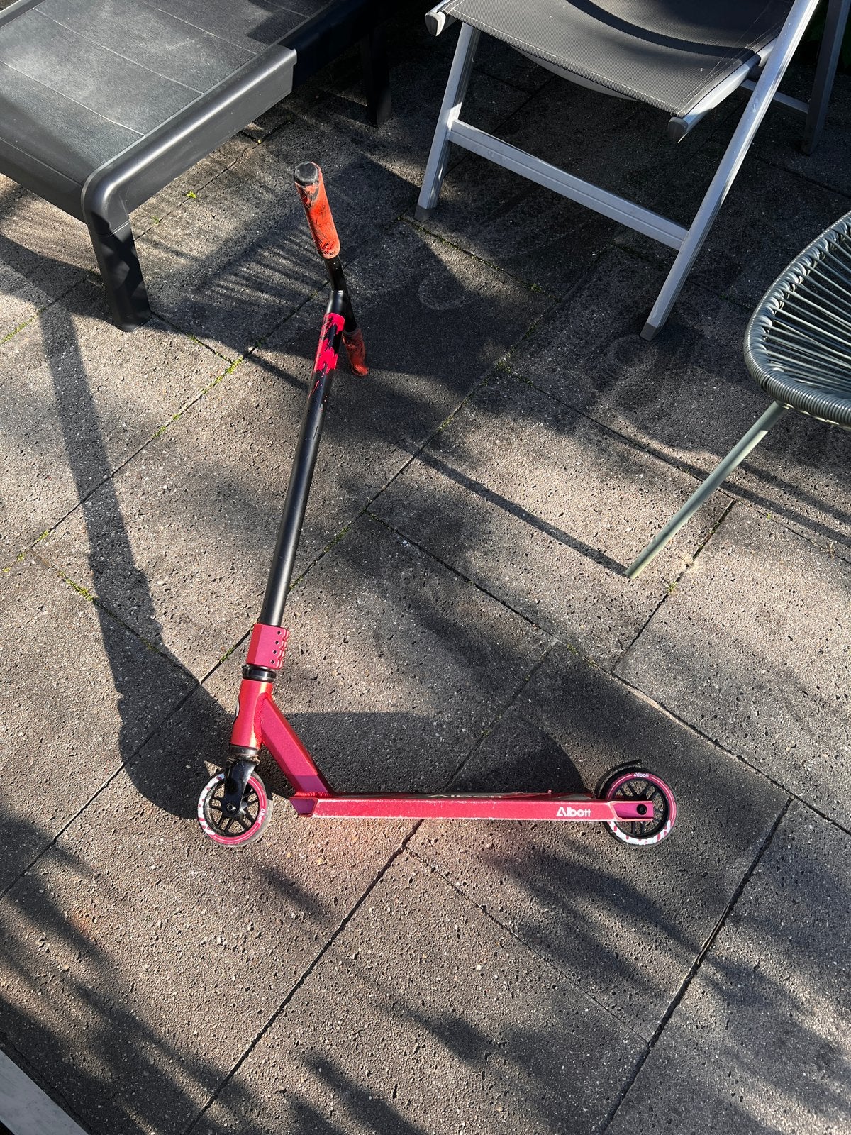 Albott Stuntstep - Matrood, Fietsen en Brommers, Steps, Ophalen, Gebruikt, Gewone step