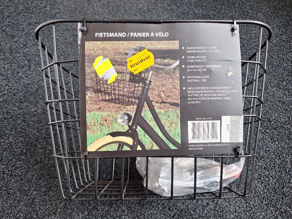 Fietsmandje. Nog nieuw!, Ophalen of Verzenden, Nieuw, Fietsmand, Kruidvat