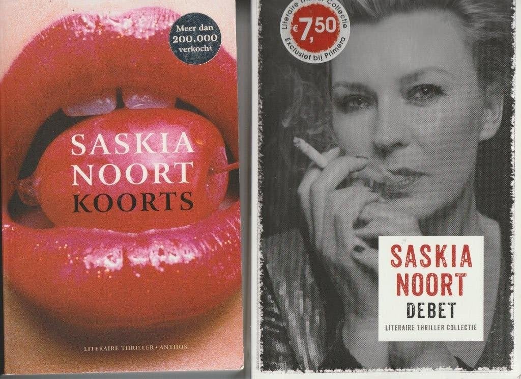 SASKIA NOORT DEBET en KOORTS LITERAIRE THRILLERS, Gelezen, Saskia Noort, Ophalen of Verzenden, Nederland