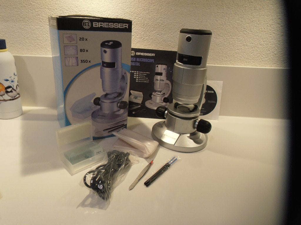 Bresser Digitale USB microscoop, Verzenden, Nieuw, Minder dan 400x, Biologische microscoop