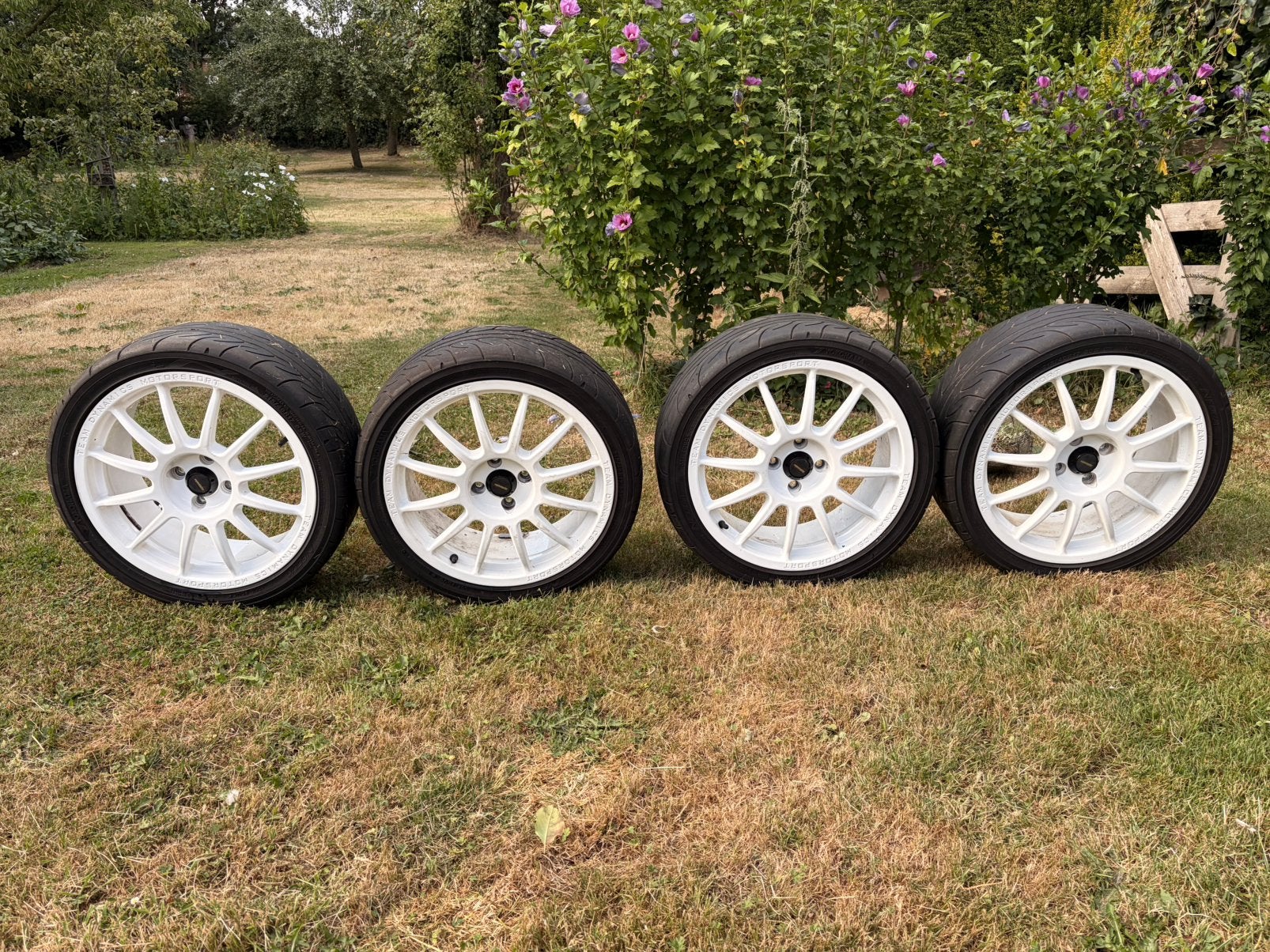 17 inch velgen Mini Cooper Team Dynamics Motorport, wit,, Auto diversen, Autosport-onderdelen, Ophalen of Verzenden, Gebruikt