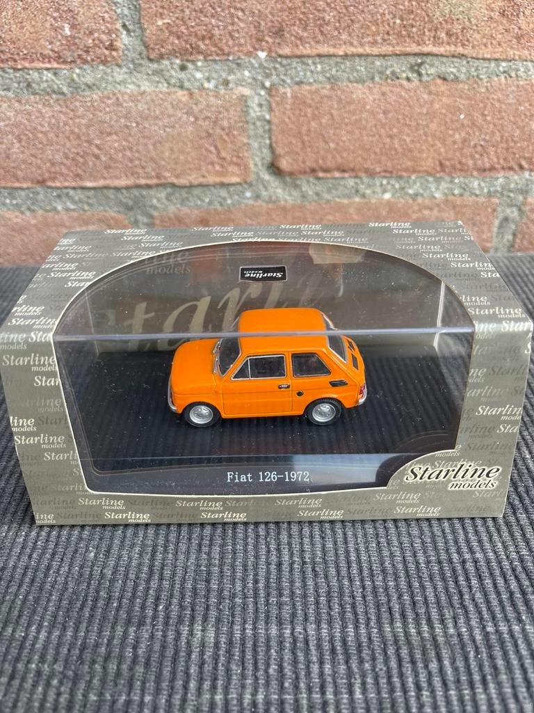 1:43 Starline Fiat 126, Hobby en Vrije tijd, Ophalen of Verzenden, Nieuw, Auto, Starline