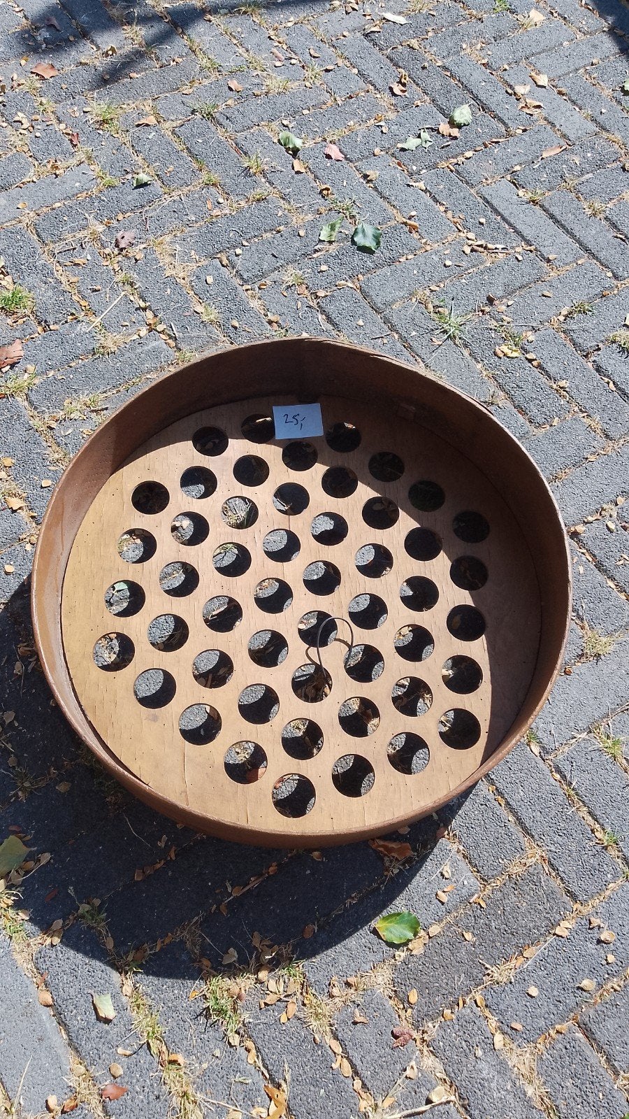 Antieke bollenzeef - Decoratieve zeef voor tuin of interieur, Antiek en Kunst, Curiosa en Brocante, Ophalen