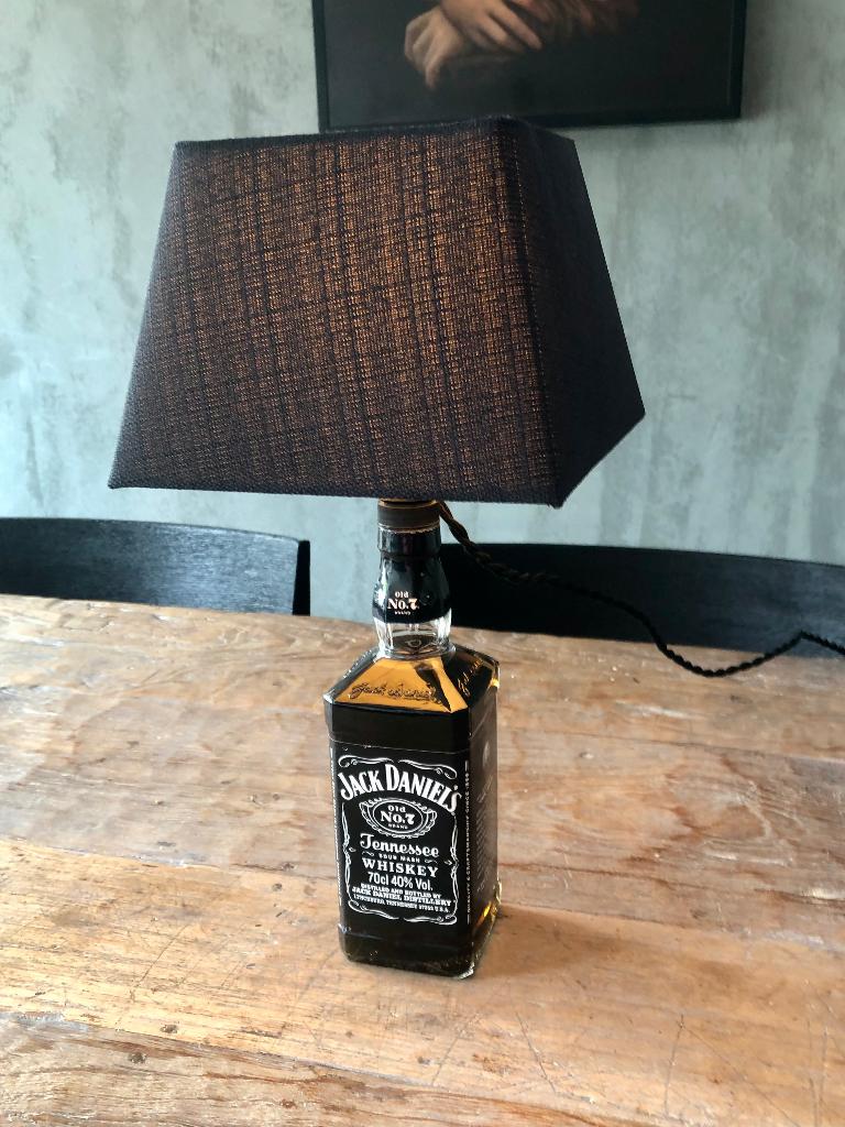 Jack daniel's tafellamp old no. 7 Tennessee whiskey, Ophalen of Verzenden, Nieuw, Glas