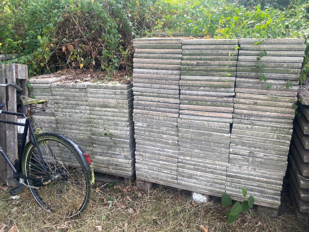 terrastegel 40x40x3,5 300 stuks (48 m2), Tuin en Terras, Ophalen, Gebruikt, 10 m² of meer, Beton