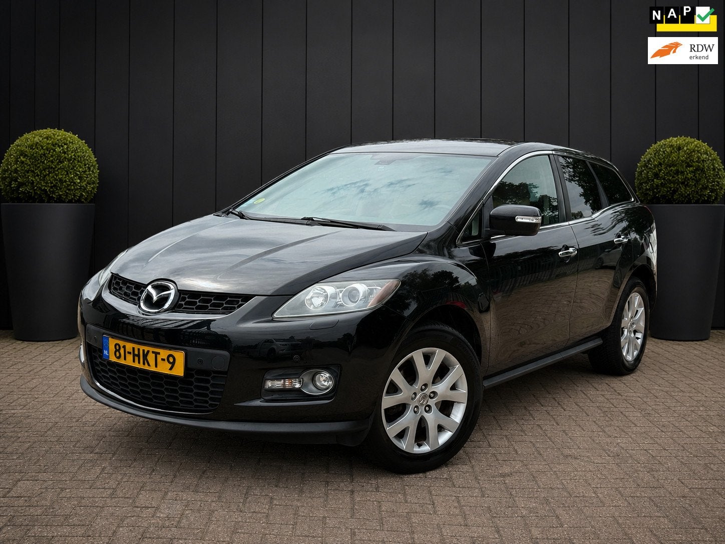 Mazda CX-7 2.3 GT-L LEDER STOELVERW. APK SCHERM NAP, 1450 kg, Gebruikt, 1670 kg, 4 cilinders