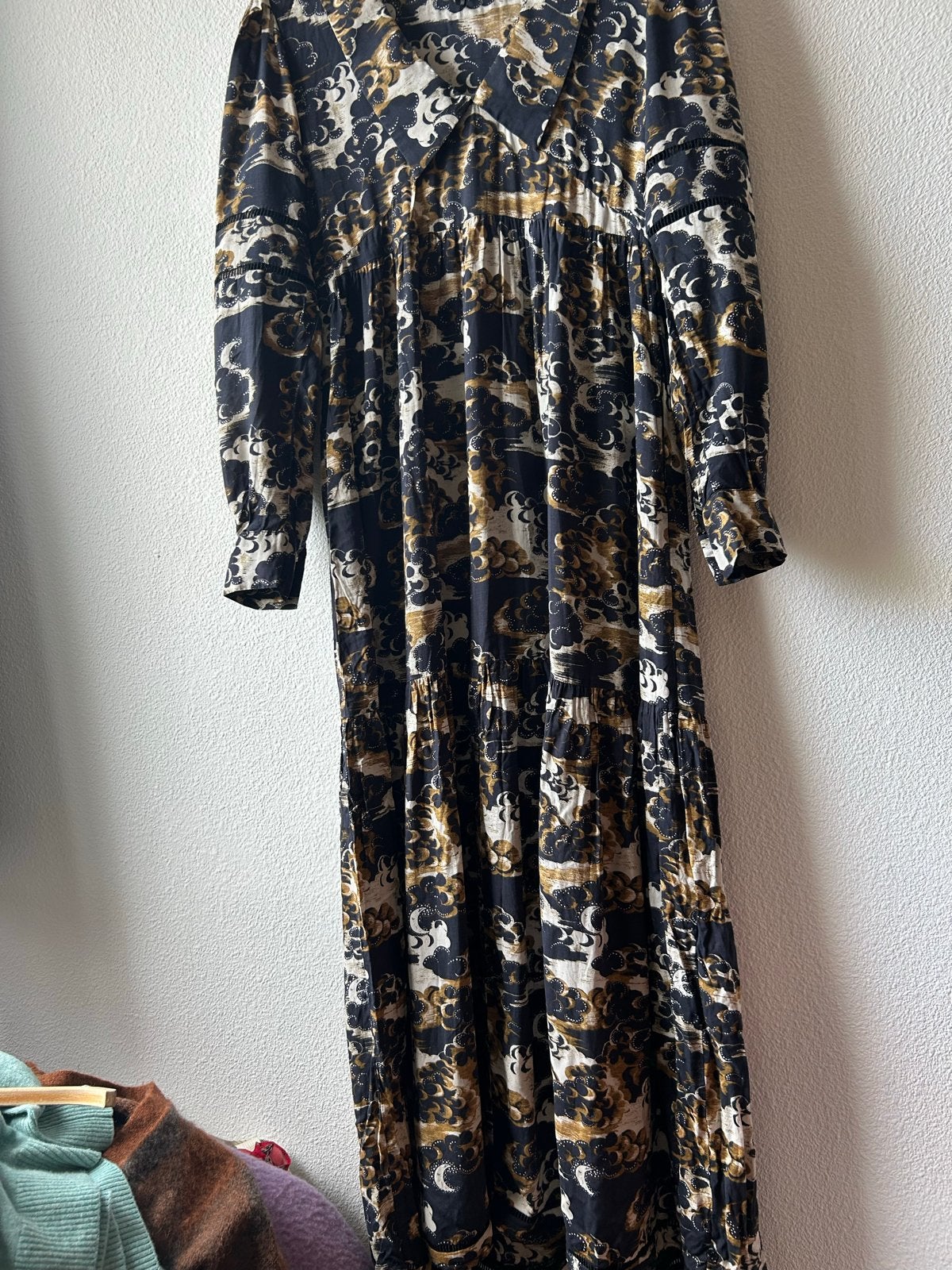 Jurk Scotch & Soda/maison scotch, Kleding | Dames, Verzenden, Maat 36 (S), Zwart, Onder de knie