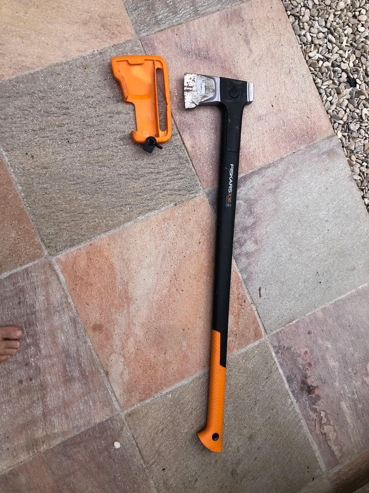 Fiskars x36, Ophalen, Gebruikt, Bijl