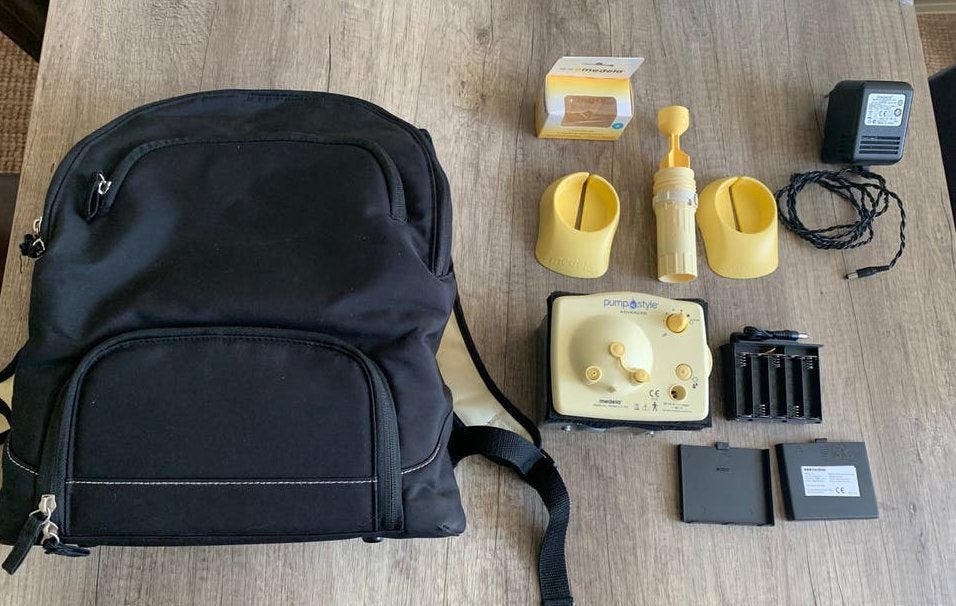 Medela Pump In Style Advanced borstkolf met rugzak, Ophalen of Verzenden, Gebruikt, Borstkolf