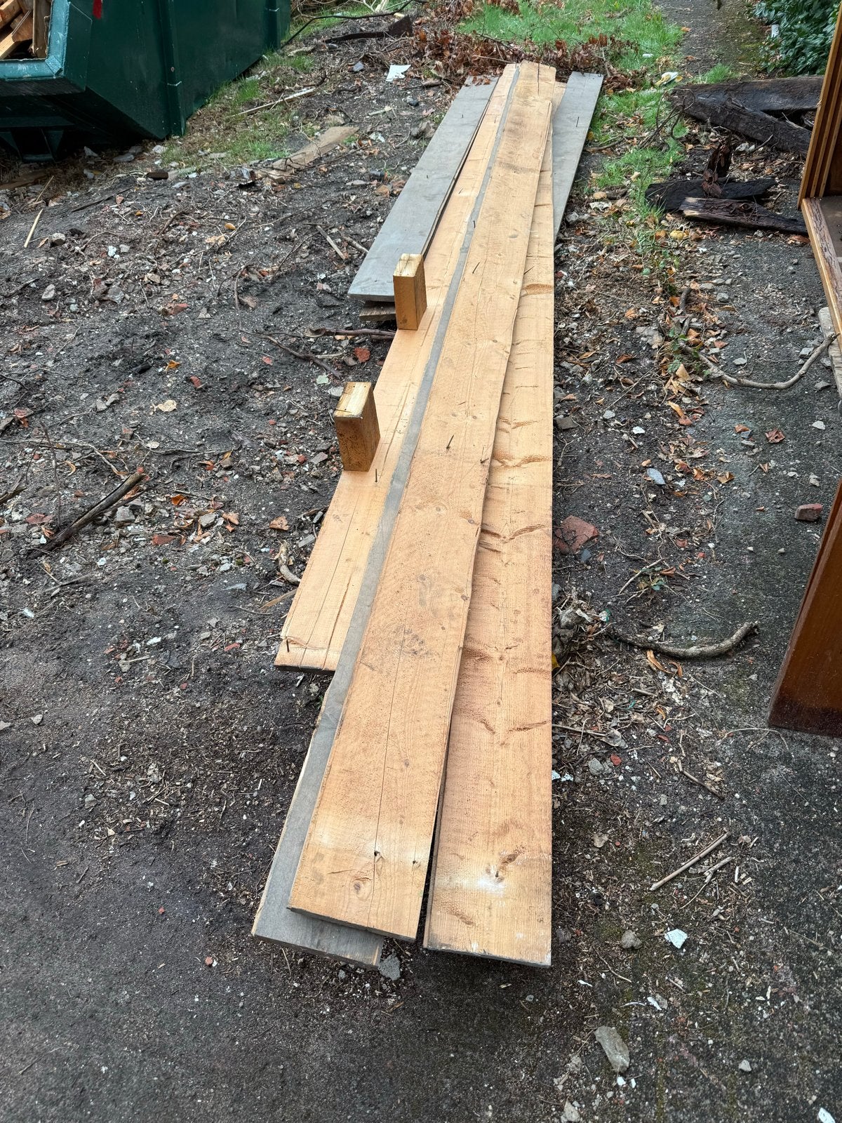 Gebruikte houten planken, diverse lengtes en diktes, Ophalen, Gebruikt, 25 tot 50 mm, Plank
