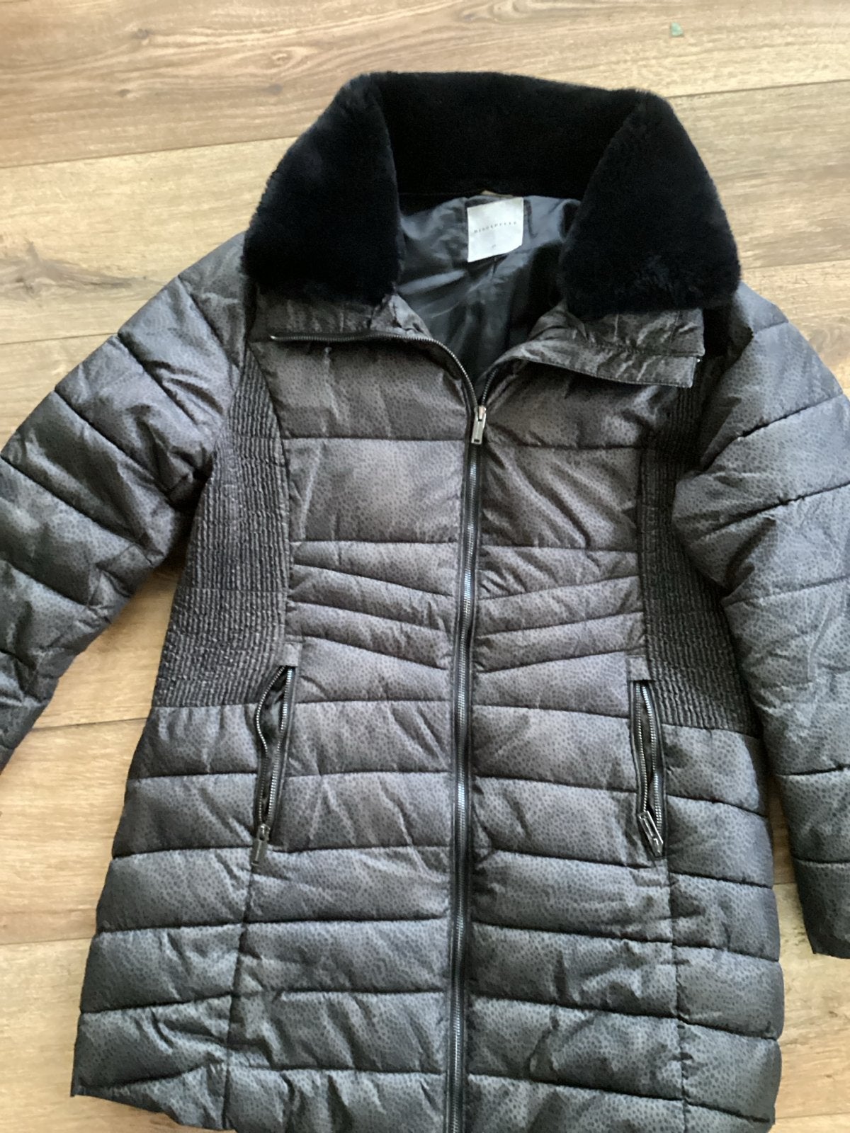 Winterjas met bontkraag, Verzenden, Gedragen, Maat 46/48 (XL) of groter, Groen