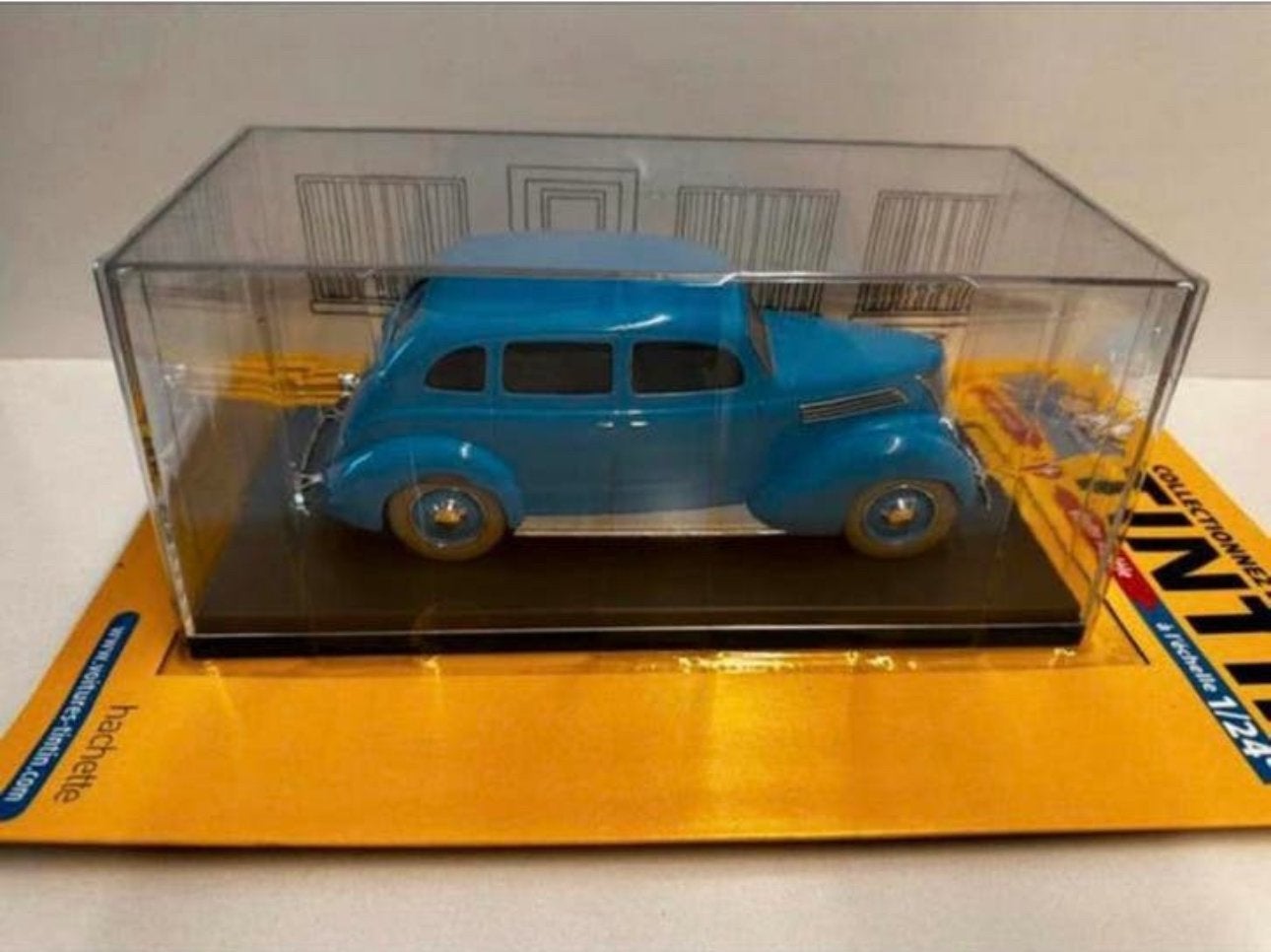 Kuifje auto 1:24 de taxi uit zaak zonnebloem nr 58, Ophalen of Verzenden, Kuifje, Nieuw, Beeldje of Figuurtje
