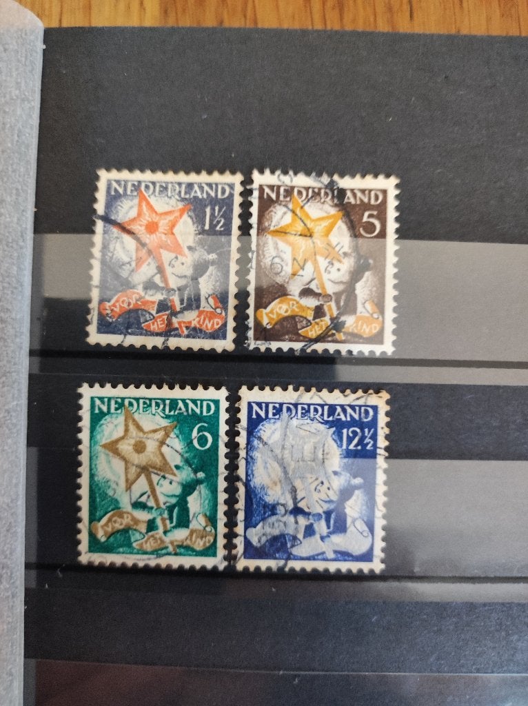 Nederland NVPH nr 261-264 gestempeld., Postzegels en Munten, Postzegels | Nederland, Ophalen of Verzenden, T/m 1940, Gestempeld