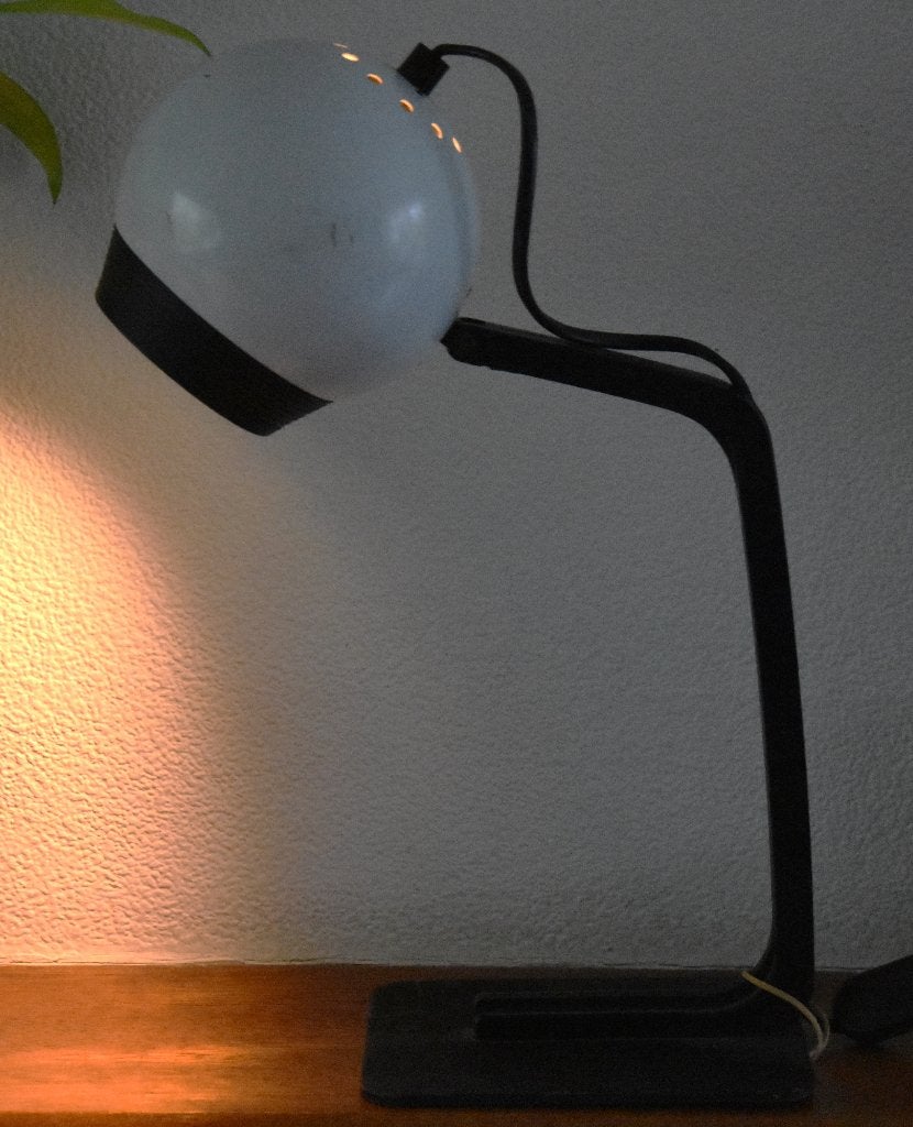 Vintage Mushroom Tafellamp, Ophalen, Glas, Gebruikt, Overige merken