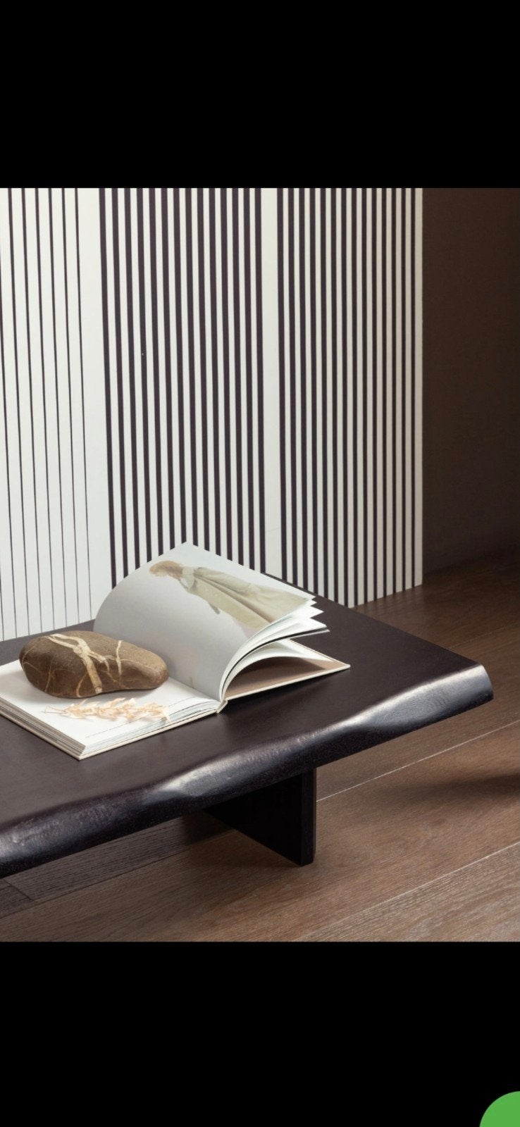 Prachtige WOOOD Cali Salontafel – Zwart Mangohout., Ophalen, Gebruikt, 100 tot 150 cm, Modern, Industrieel