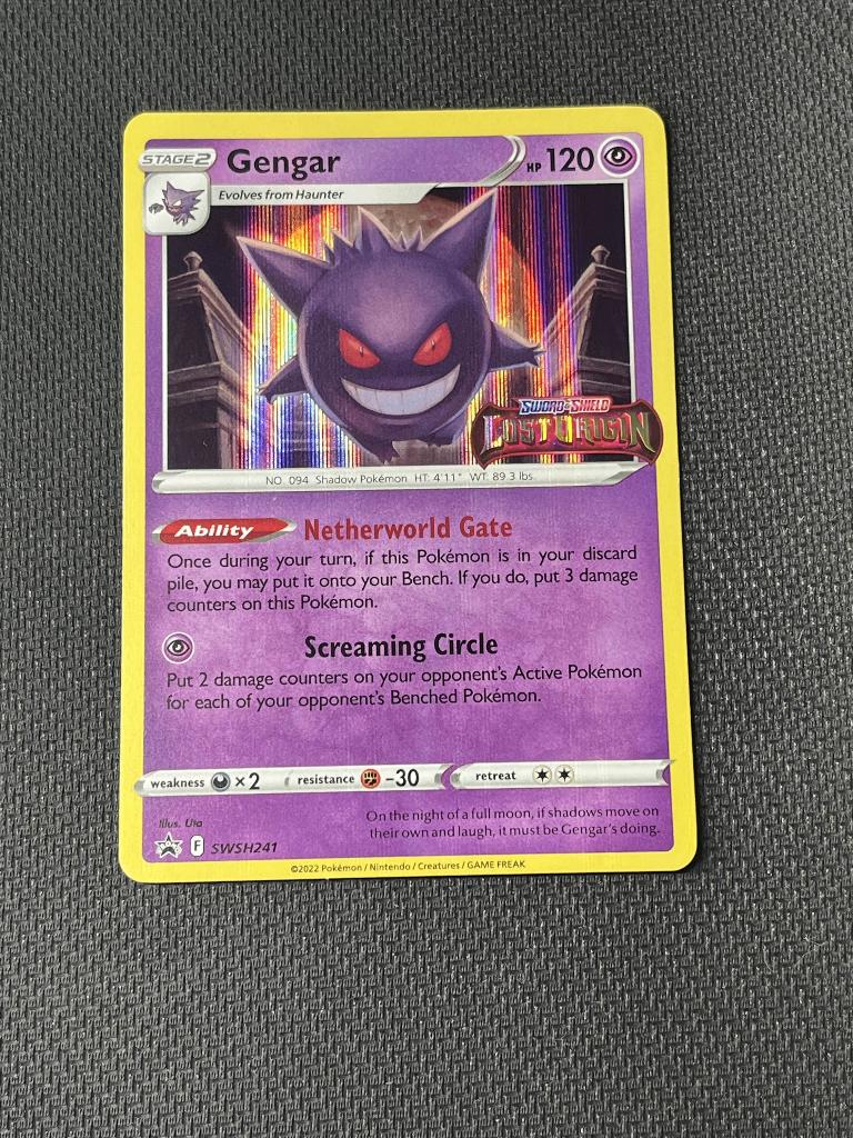 Gengar (SWSH 241), Ophalen of Verzenden, Nieuw, Losse kaart, Foil