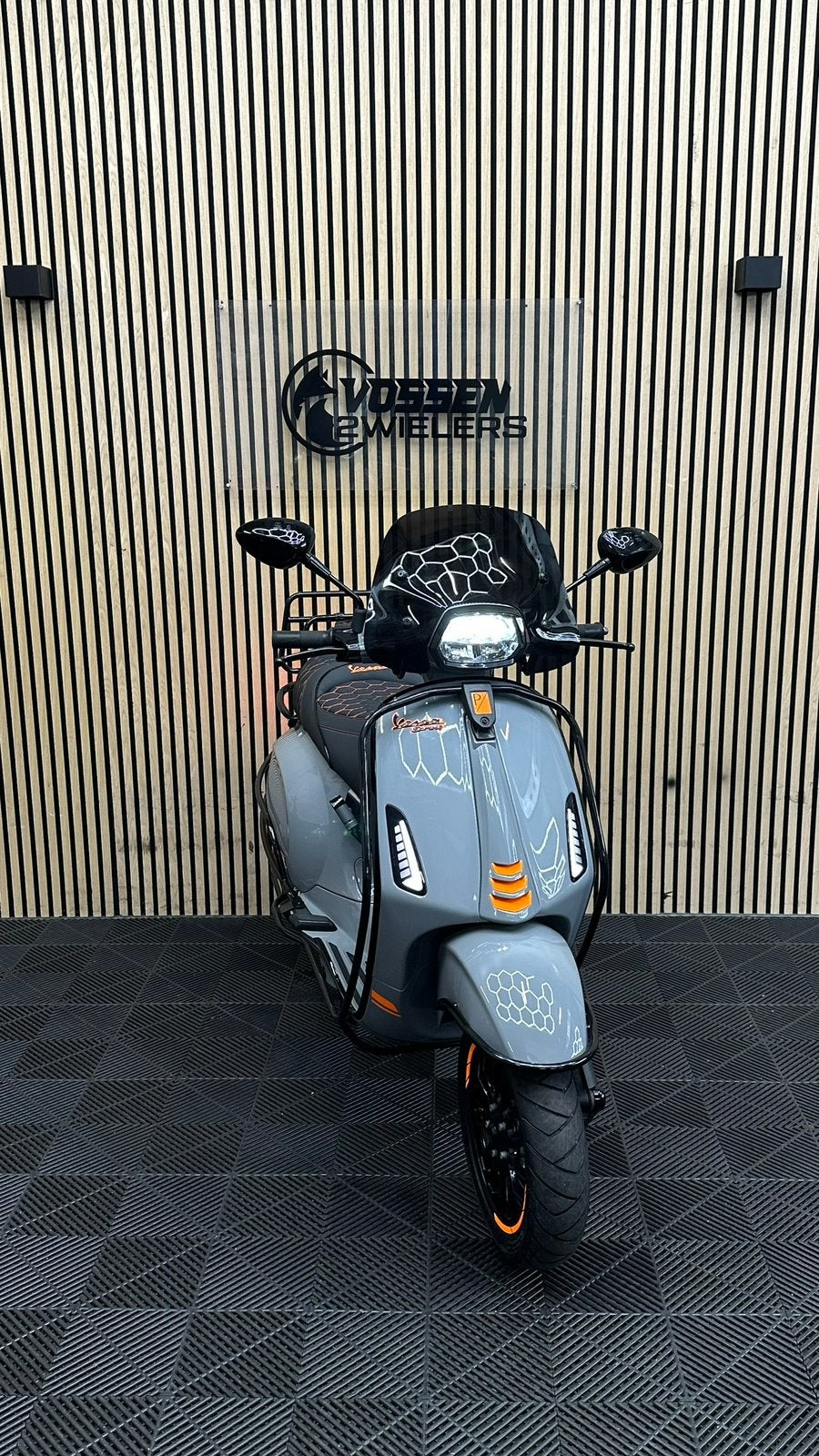 Vespa Sprint | Nardo Grey & Orange | 2020 | 3.797 KM, Fietsen en Brommers, Scooters | Vespa, Maximaal 45 km/u, Vespa S, Ophalen of Verzenden