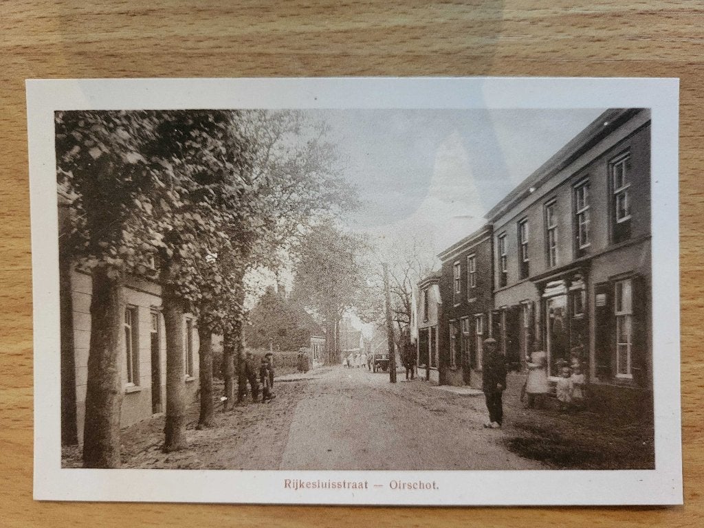 ansicht OIRSCHOT rijkesluistraat, Verzamelen, Ansichtkaarten | Nederland, Ophalen of Verzenden, Voor 1920, Noord-Brabant