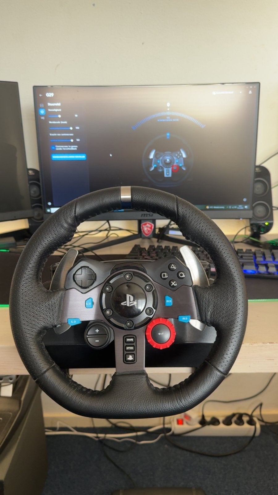 Logitech G29 racestuur met schakelpook, Ophalen of Verzenden, Gebruikt, Stuur of Pedalen, PlayStation 3