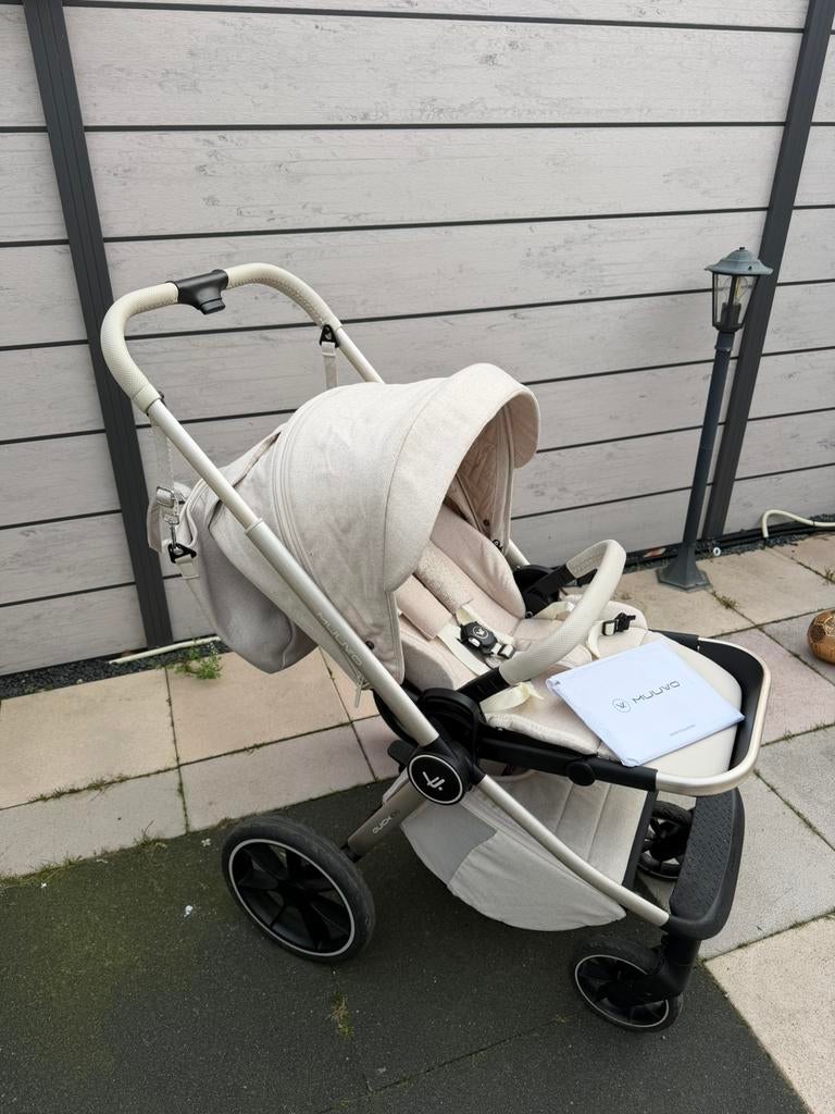 Muuvo quick kinderwagen 2 in 1, Ophalen of Verzenden, Zo goed als nieuw, Overige merken, Verstelbare duwstang