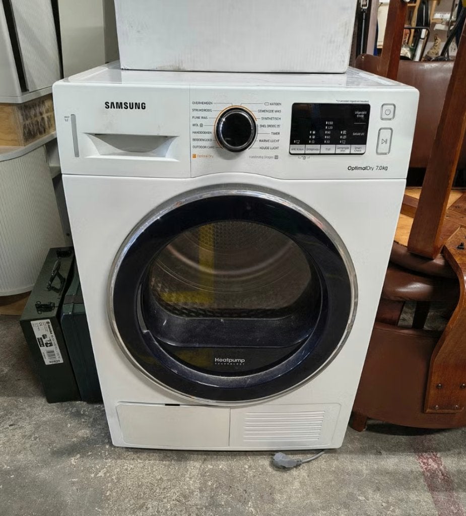 Samsung OptimalDry 7.0 kg warmtepomp droger, Witgoed en Apparatuur, Ophalen, Gebruikt, ., Voorlader