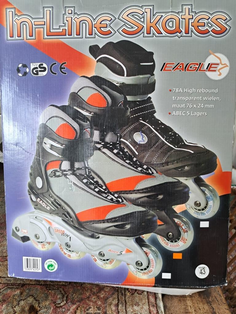 Inline Skates Eagle Speedway I. Maat 43., Ophalen of Verzenden, Zo goed als nieuw