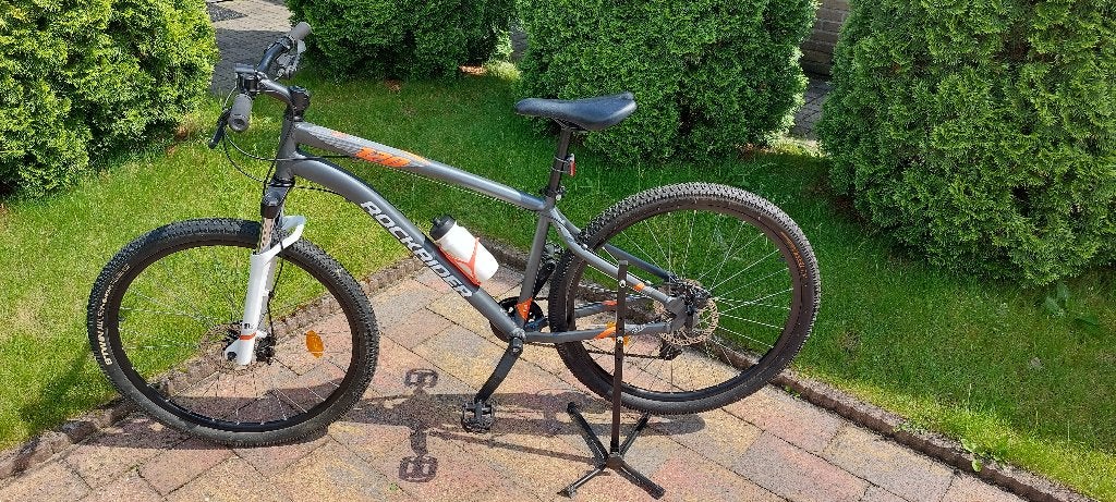 MTB ROCKRIDER ST 120 GRIJS/ORANJE, Hardtail, Heren, Zo goed als nieuw, Schijfrem