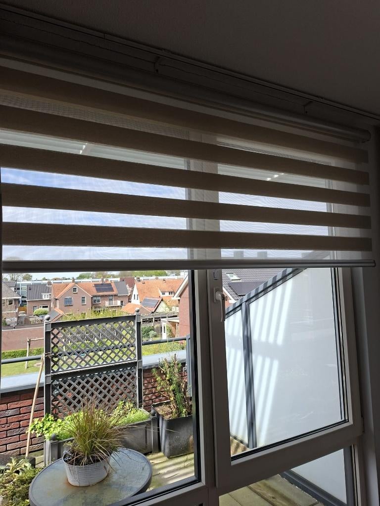 duo rolgordijn, Ophalen, Dou, 200 cm of meer, Beige
