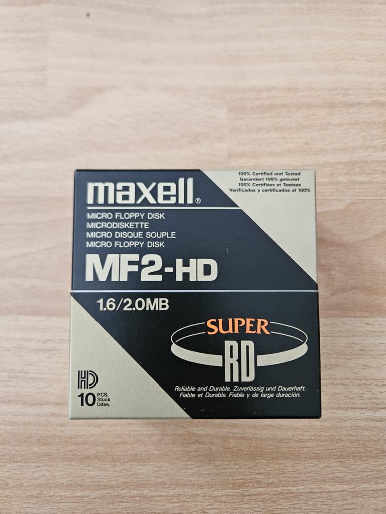 Maxell MF2-HD Floppy Disks - 8 stuks nieuw in verpakking, Ophalen of Verzenden, Nieuw, Desktop, USB