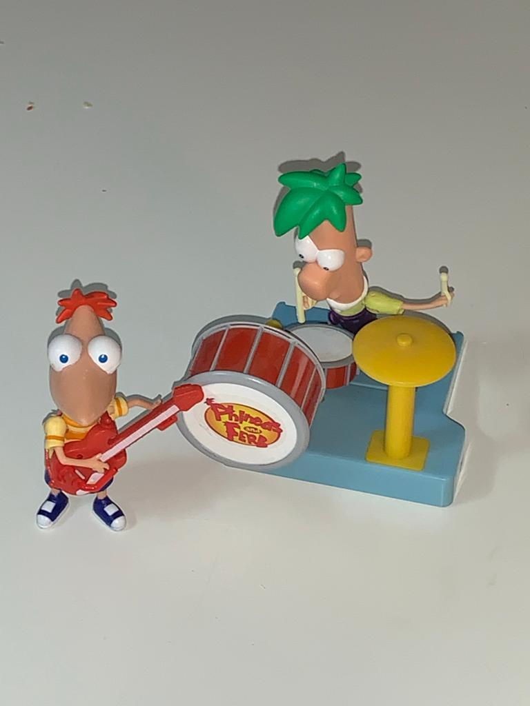 Phineas en Ferb Muziekfiguren Speelgoed, Ophalen of Verzenden, Gebruikt, Jongen of Meisje