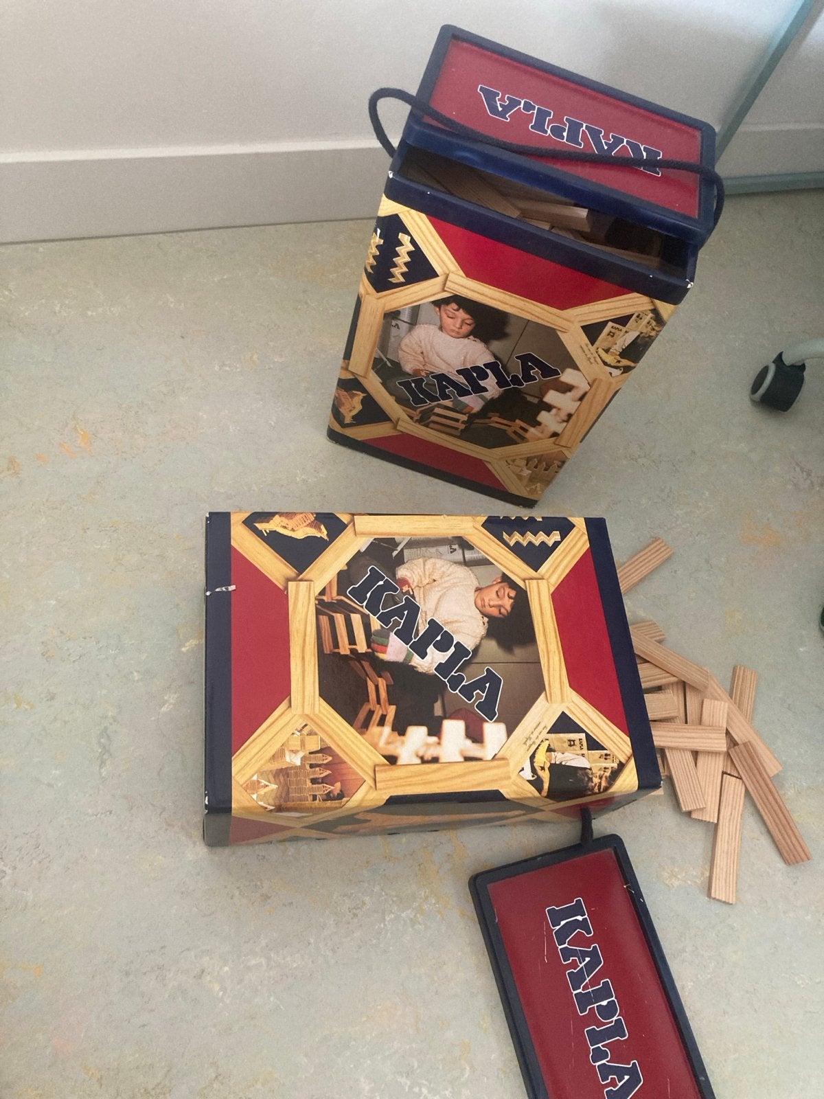 2 dozen Kapla bouwblokken - creatief speelgoed, Ophalen, Gebruikt, Overige merken