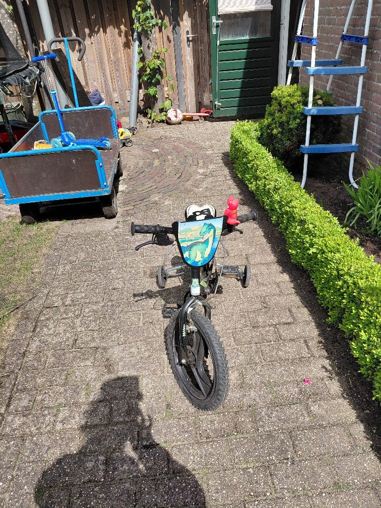 Kinderfiets 14/16 inch, Zijwieltjes, Ophalen, Overige merken, Minder dan 16 inch