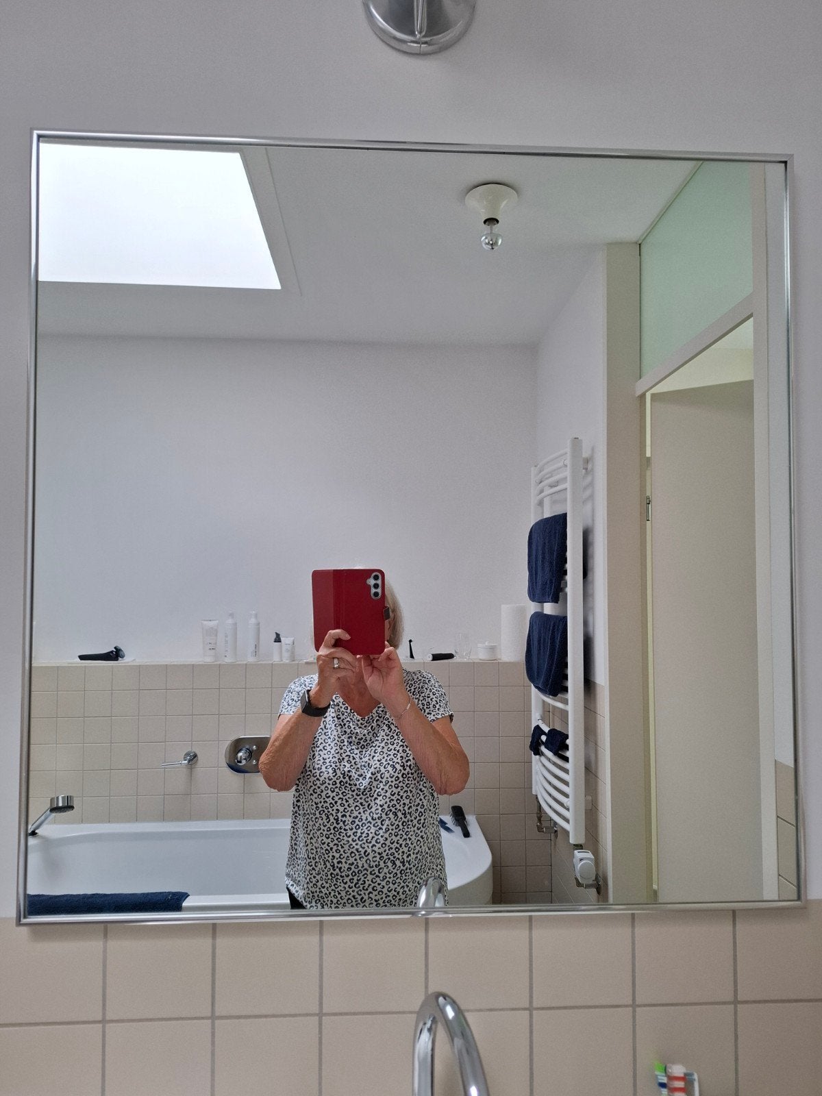 SPIEGEL DESIGN 75X75, Ophalen, Zo goed als nieuw